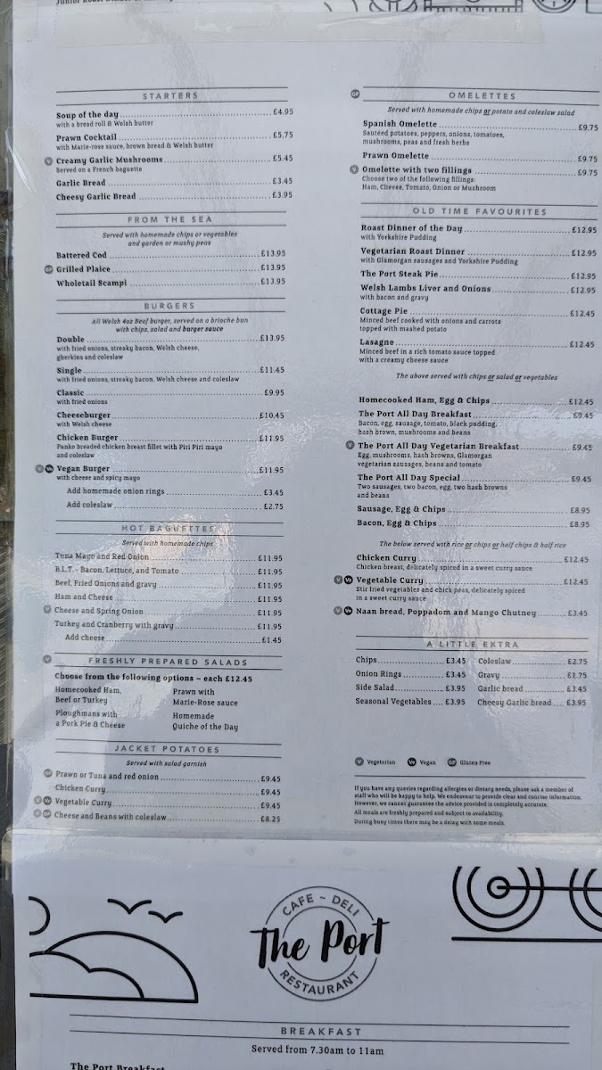 Menu The Port Cafe Deli & Restaurant-6