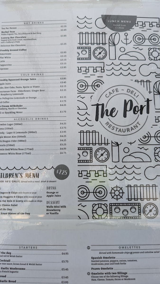 Menu The Port Cafe Deli & Restaurant-8
